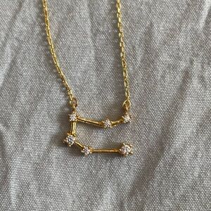 Gemini star constellation necklace zodiac sign